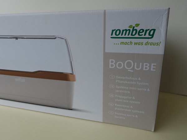 Gewächshaus BoQube creme – kupfergold